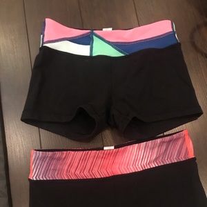 Ivivvaa girls shorts size 12 (Lululemon girls line) great for dance, athletics